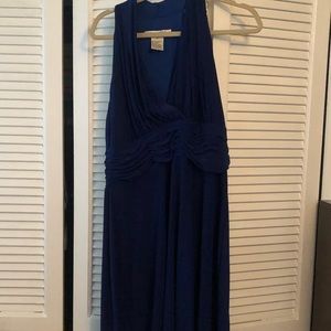 Blue evening dress